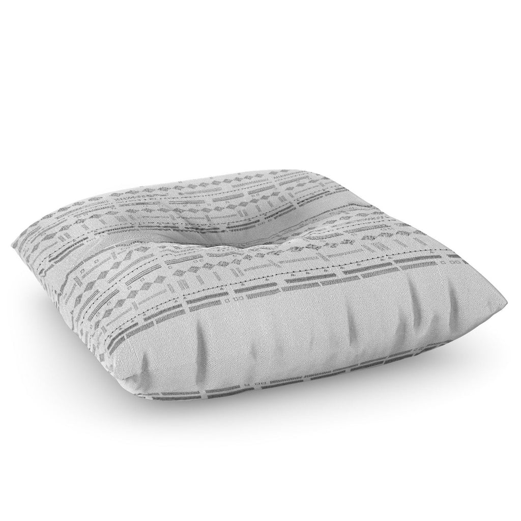 Iveta Abolina Study in Gray VII Floor Pillow Square