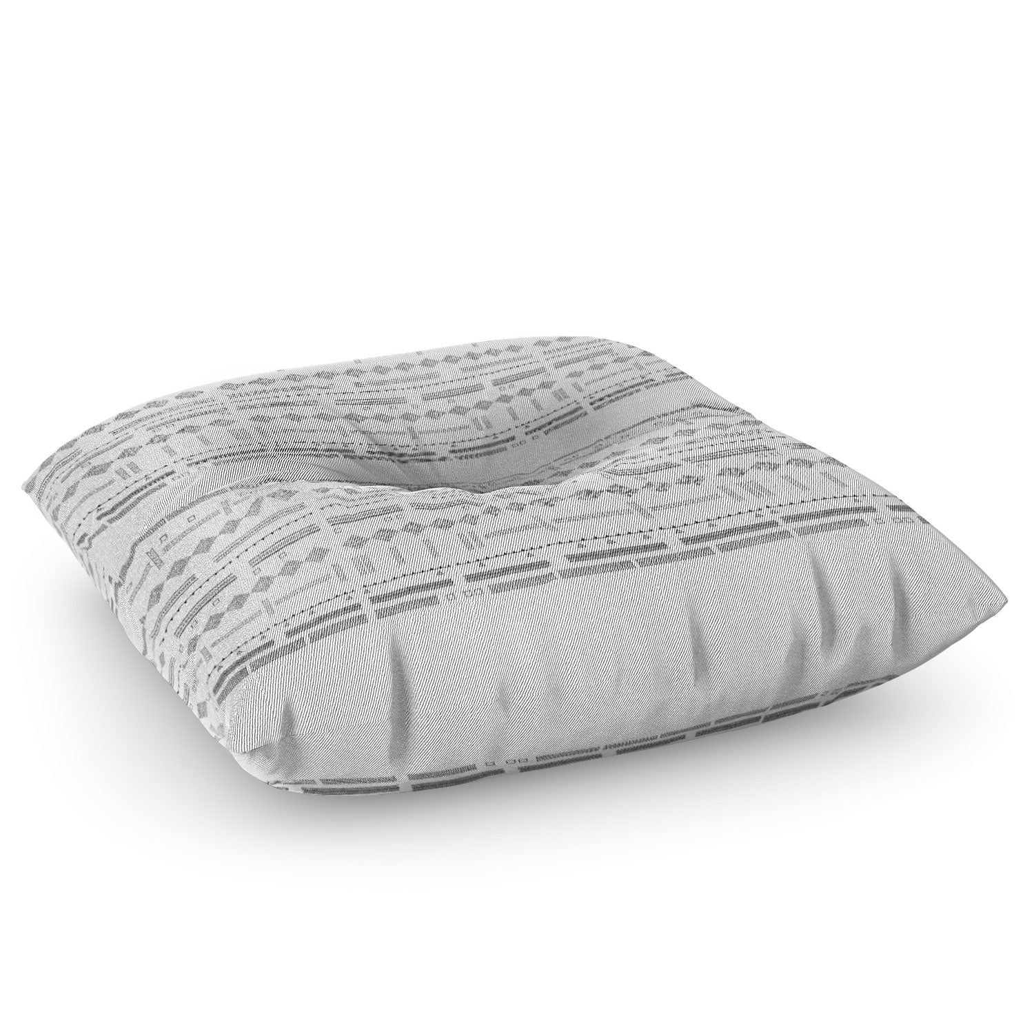 Iveta Abolina Study in Gray VII Floor Pillow Square