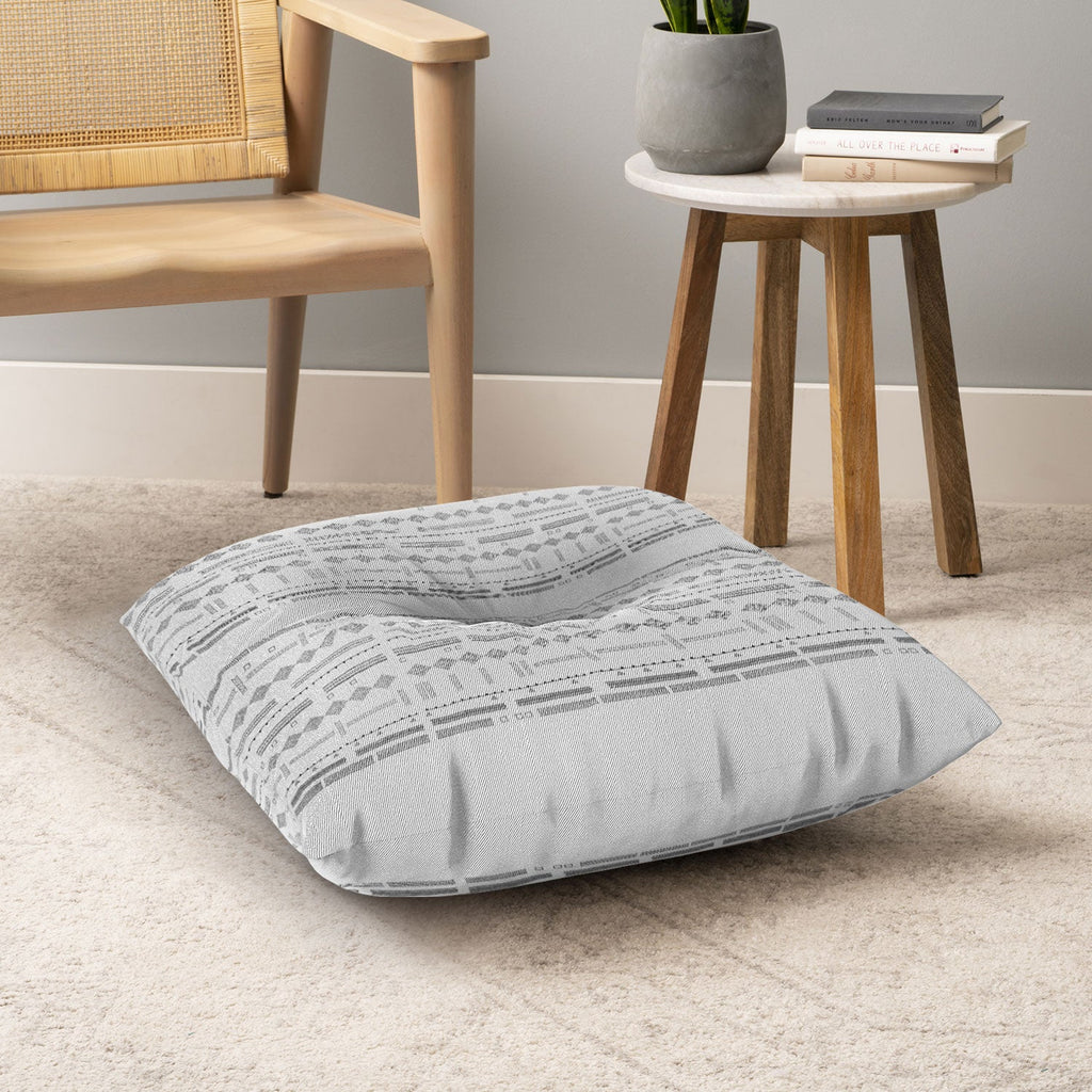 Iveta Abolina Study in Gray VII Floor Pillow Square
