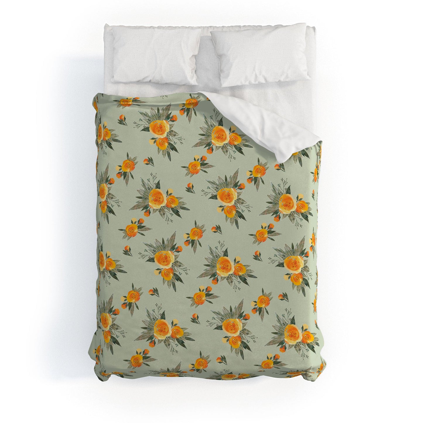 Iveta Abolina Tangerine Burst Duvet Cover