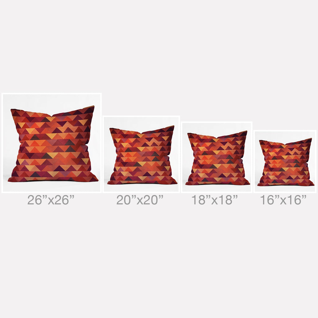 Iveta Abolina Trianglerain Throw Pillow