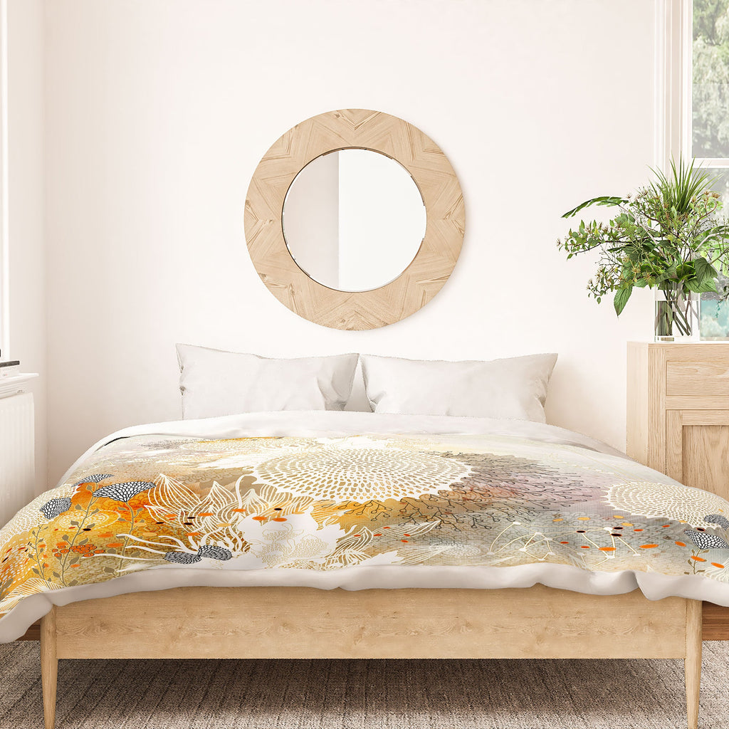 Iveta Abolina White Velvet Duvet Cover