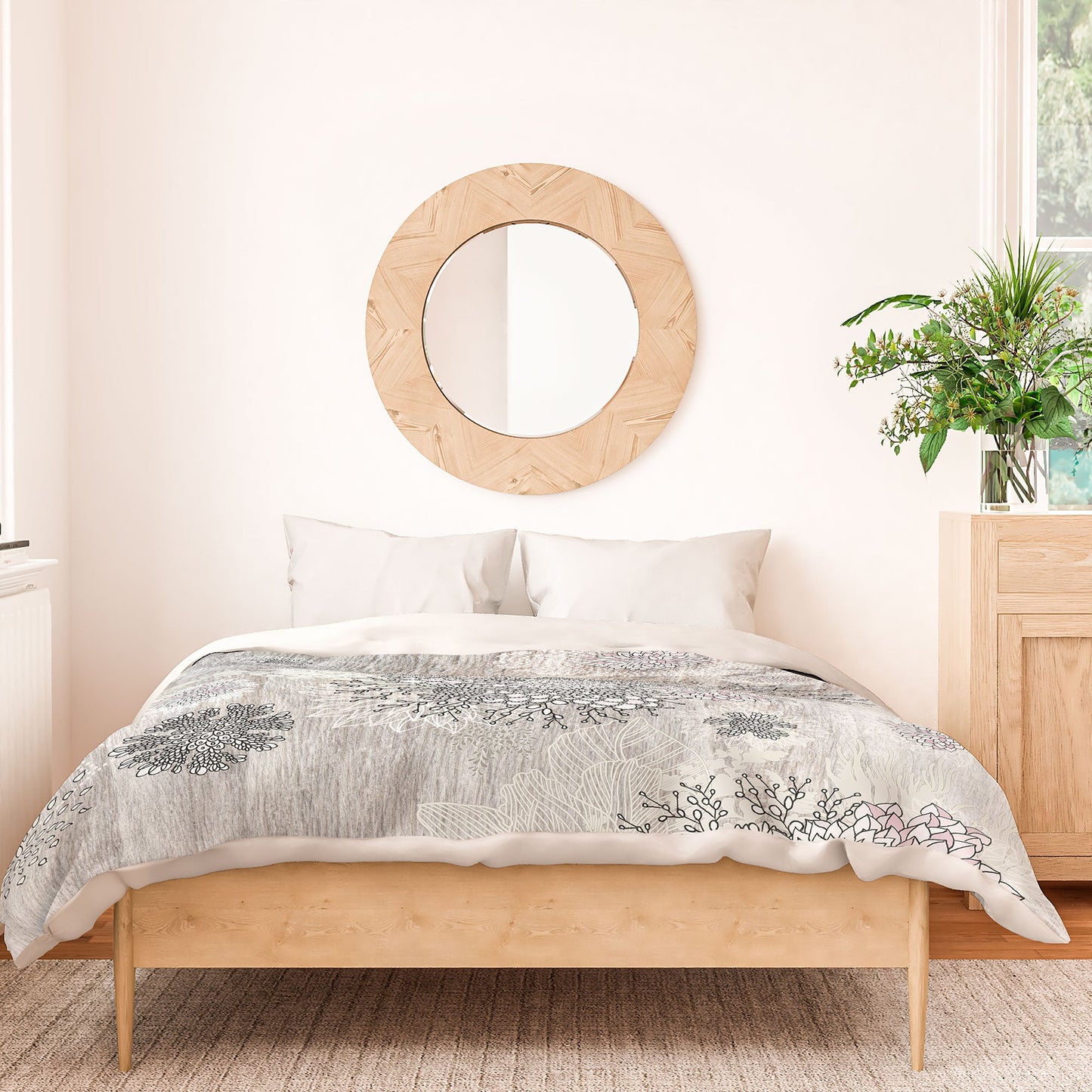 Iveta Abolina Winter Latte Duvet Cover