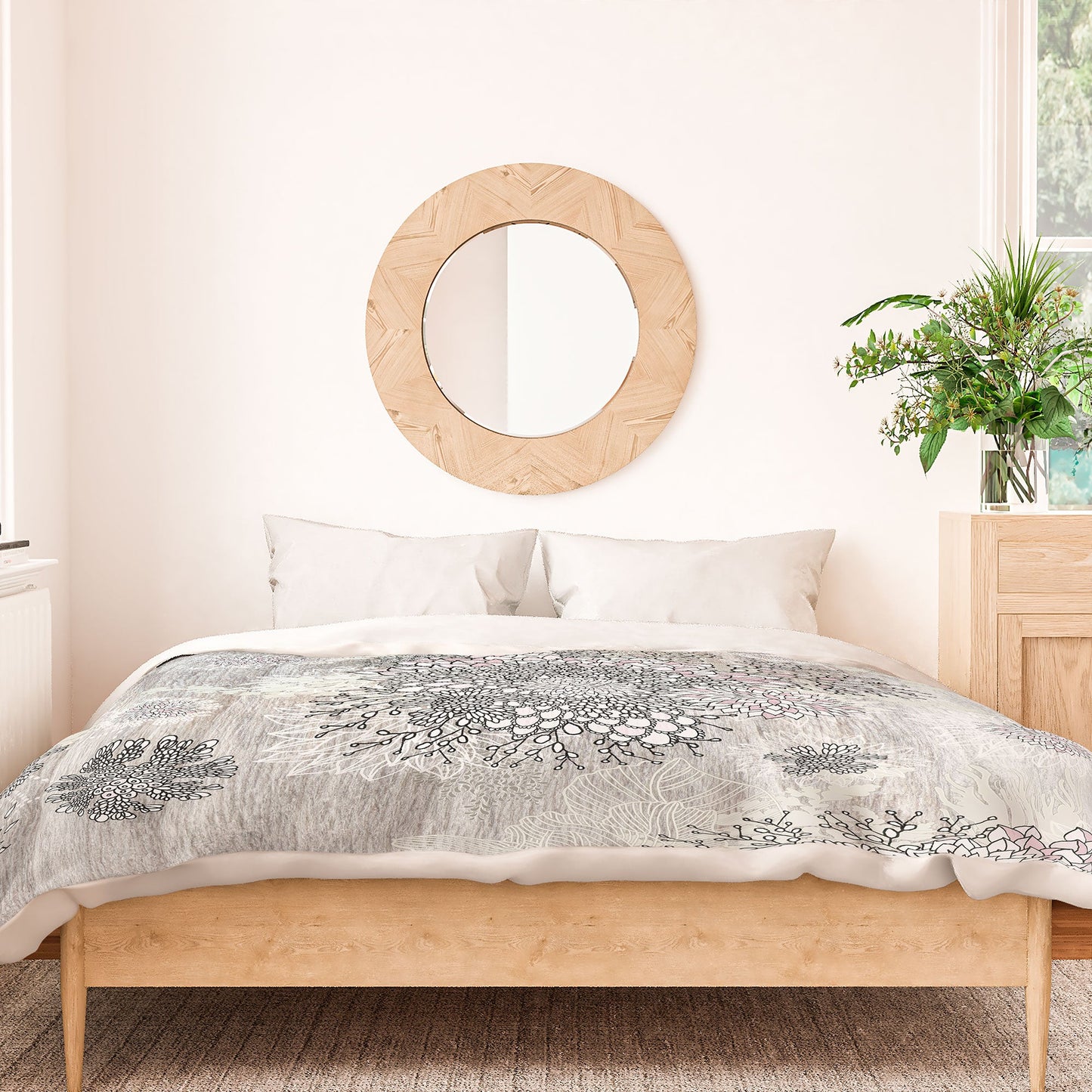Iveta Abolina Winter Latte Duvet Cover