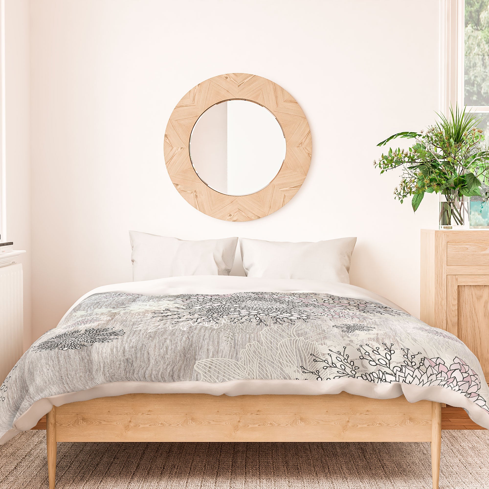 Iveta Abolina Winter Latte Duvet Cover