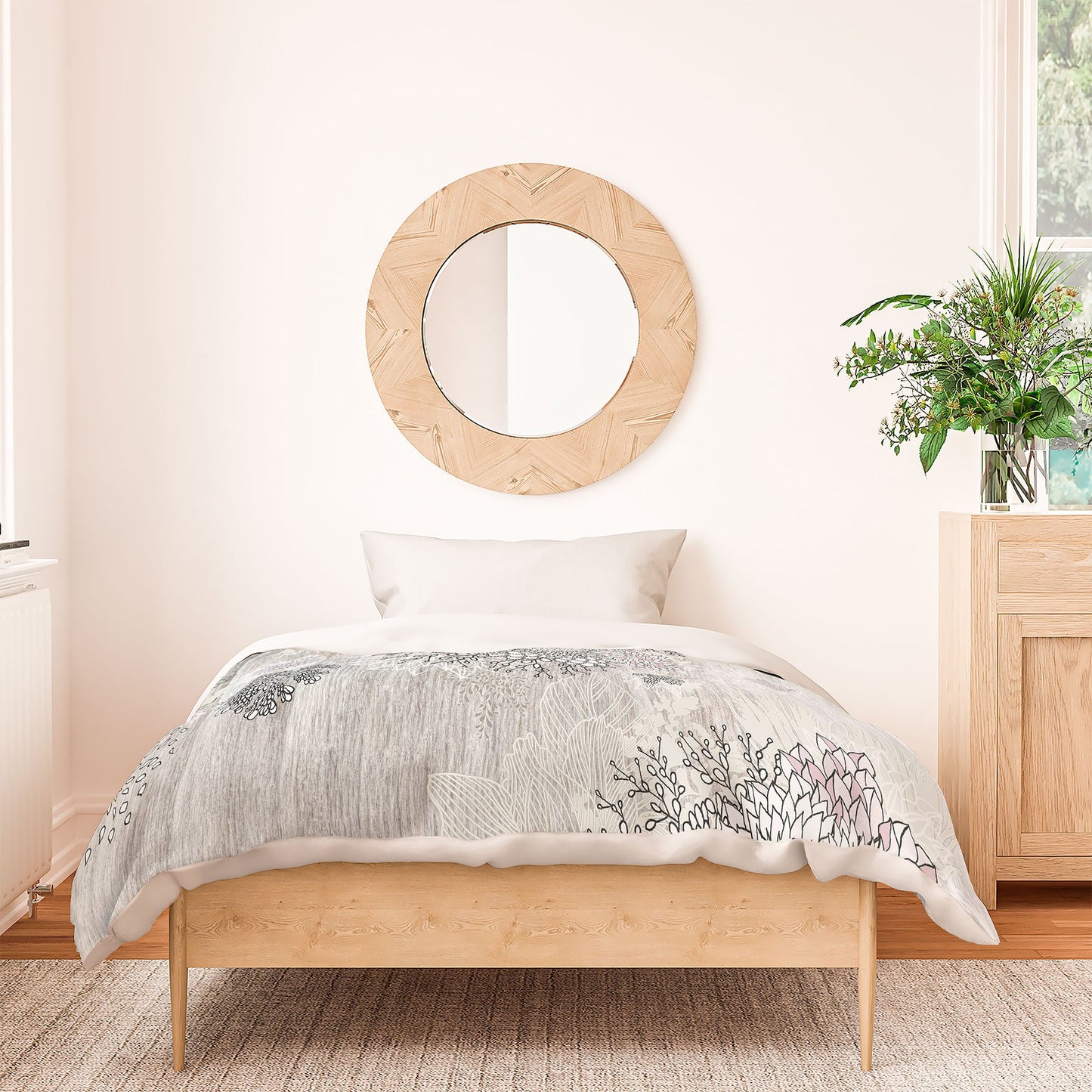 Iveta Abolina Winter Latte Duvet Cover