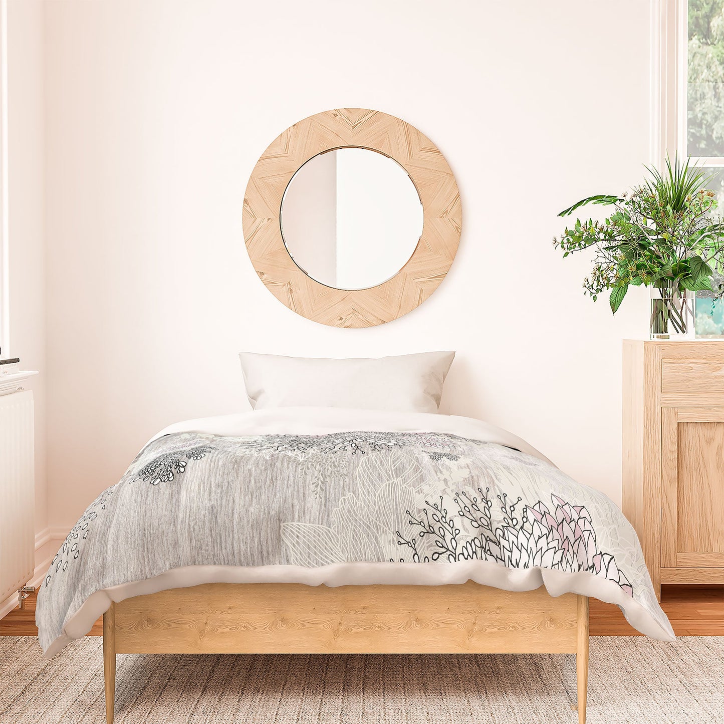 Iveta Abolina Winter Latte Duvet Cover