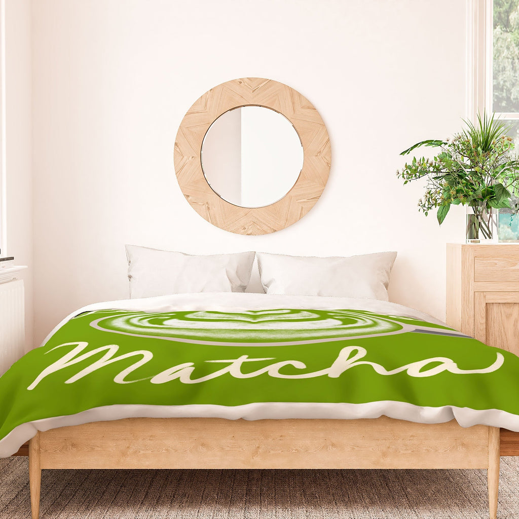 Design by Spark Love You So Matcha Duvet Cover