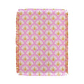 Jennifer Labre Pink Palmetto Throw Blanket