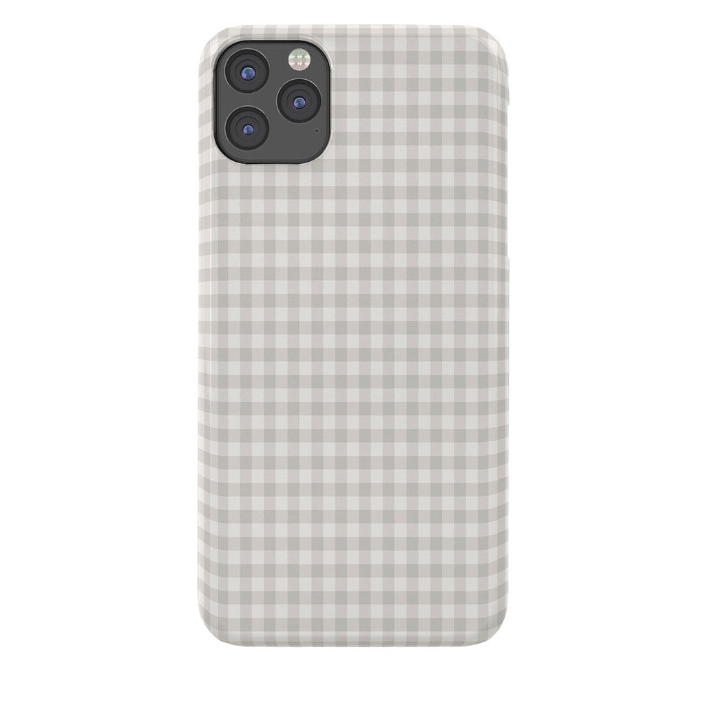 Colour Poems Gingham Plaid Pattern Cloud White Phone Case