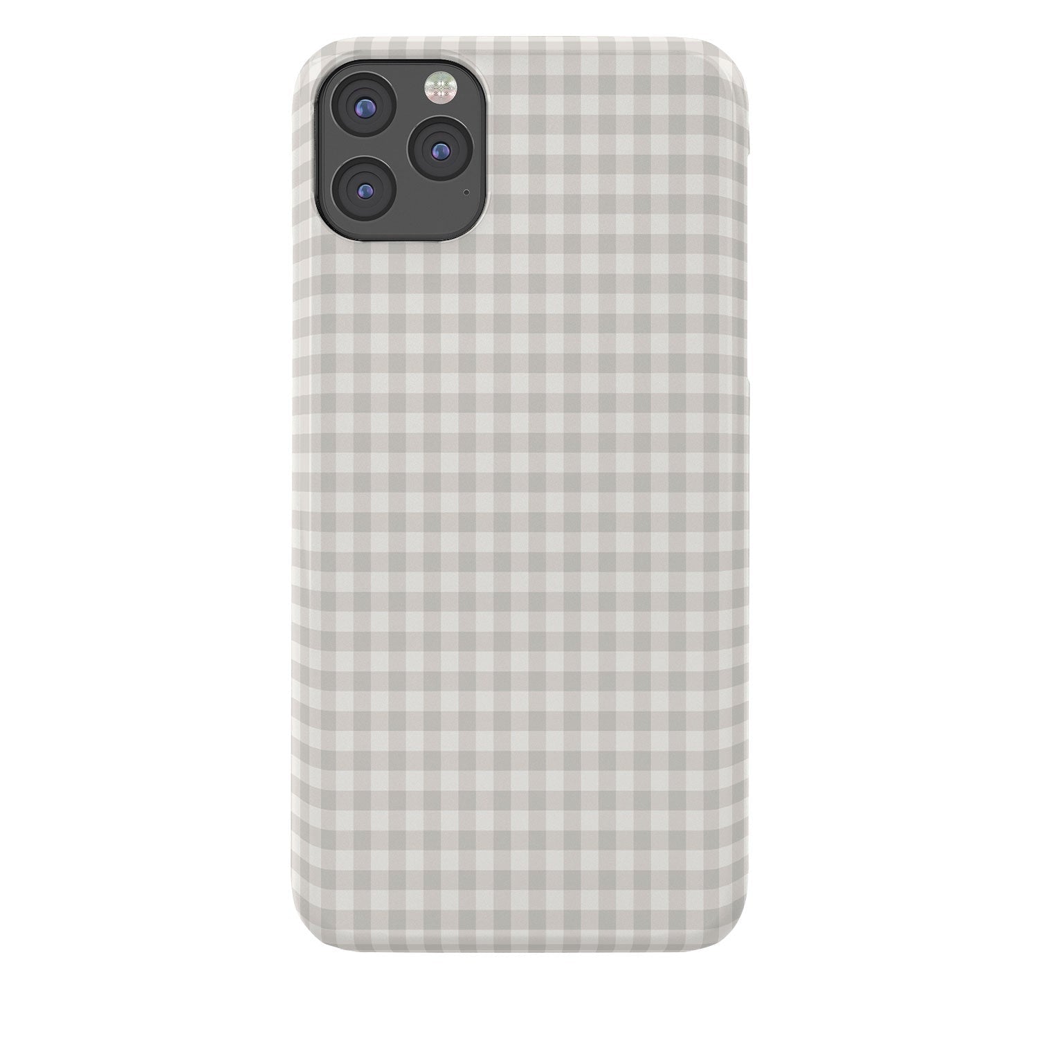 Colour Poems Gingham Plaid Pattern Cloud White Phone Case