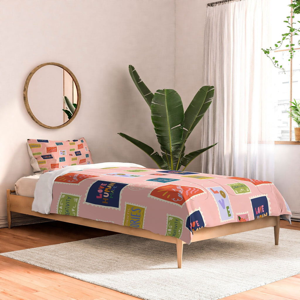 Design by Spark Love Human Made Stamps Comforter