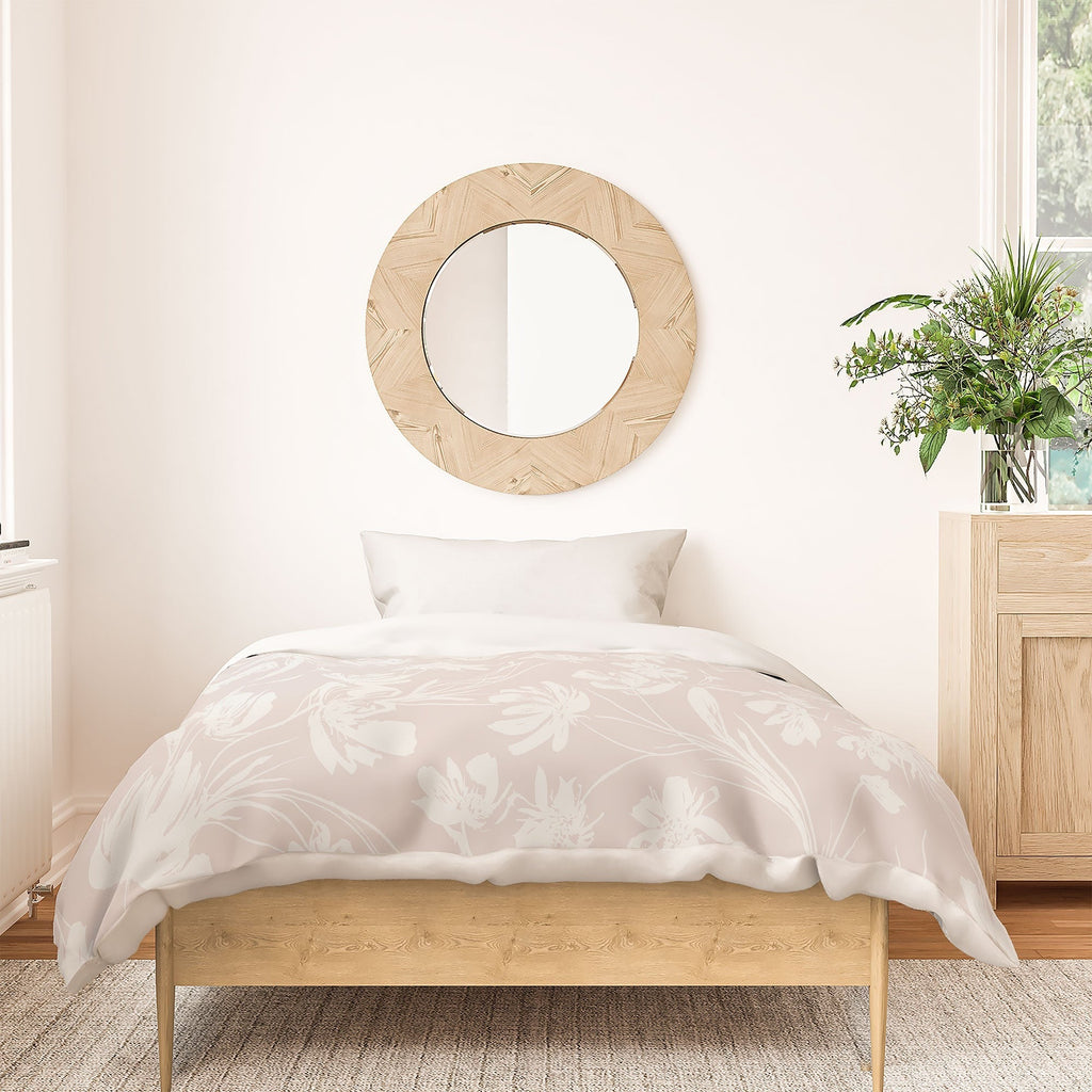 Gabriela Fuente Martine Neutral Duvet Cover