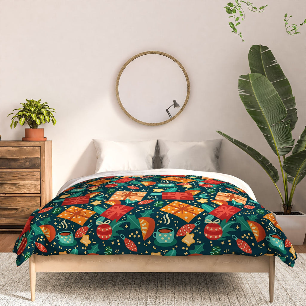 Valeria Frustaci Christmas pattern Comforter
