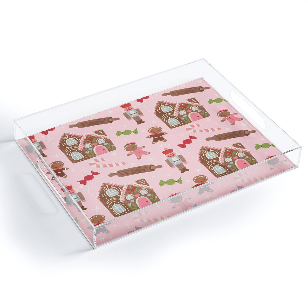 carriecantwell Sweet Christmas Holidays Acrylic Tray