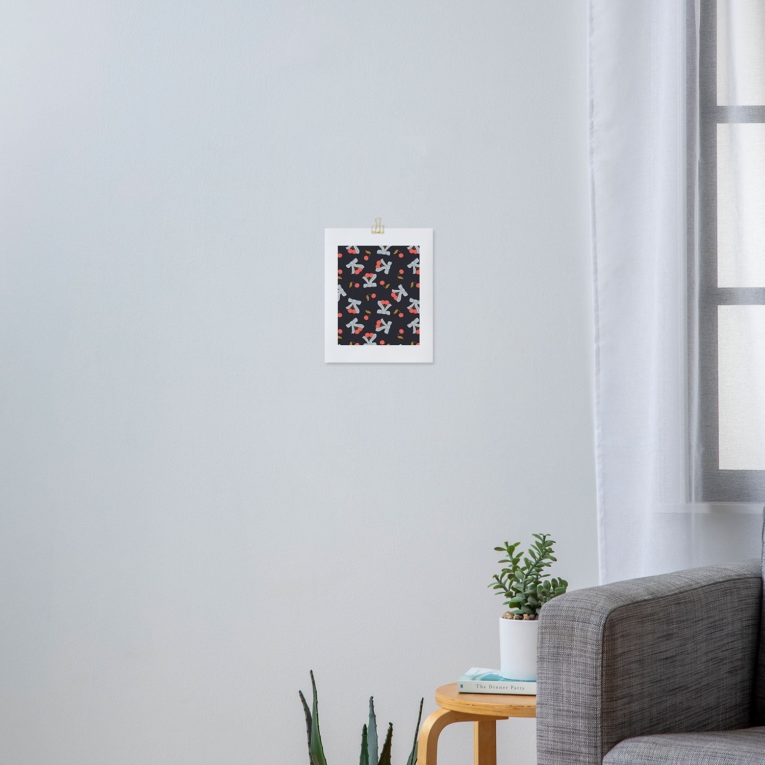 Jennifer Labre Cherries and Bows Art Print