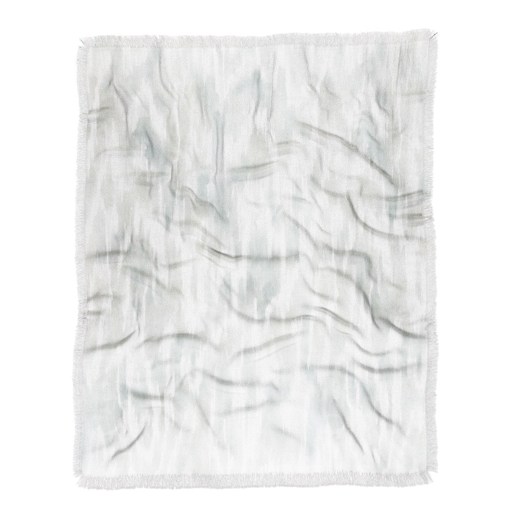 Jacqueline Maldonado Watercolor Wood Grain Throw Blanket