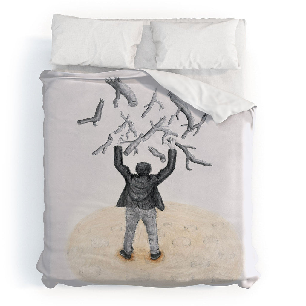 Coco de Paris Wood in the sky Duvet Cover