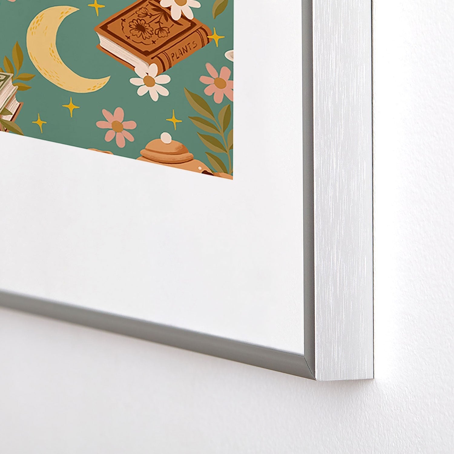 Avenie Moonlit Reading Nook I Metal Framed Art Print