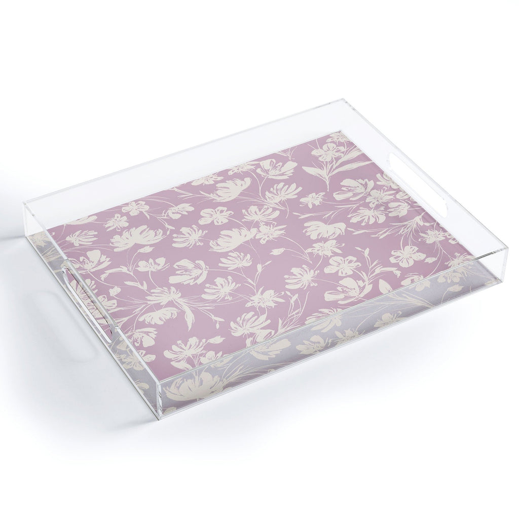 Gabriela Fuente Martine Lilac Acrylic Tray