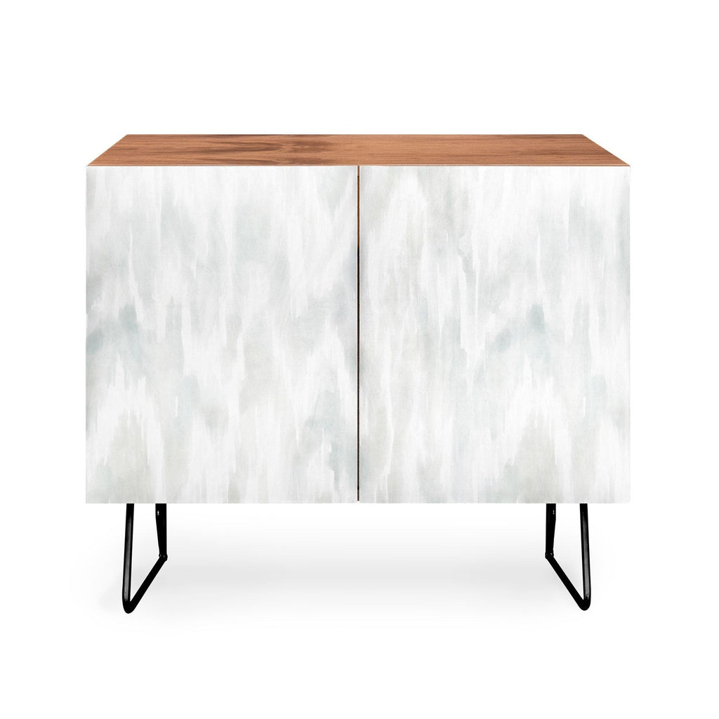 Jacqueline Maldonado Watercolor Wood Grain Credenza