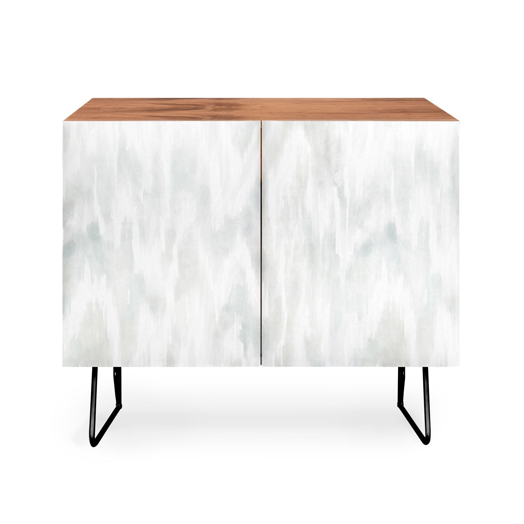 Jacqueline Maldonado Watercolor Wood Grain Credenza