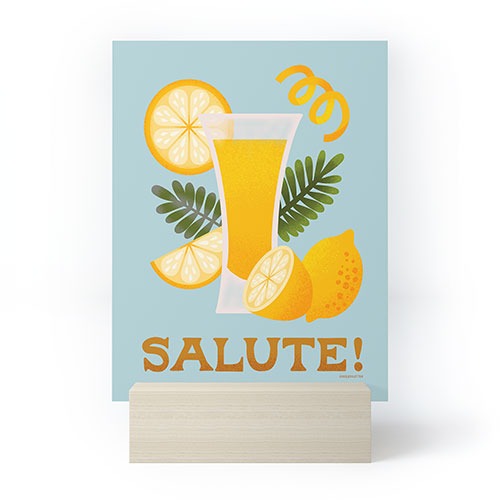 Jessica Molina Limoncello Cocktail Mini Art Print