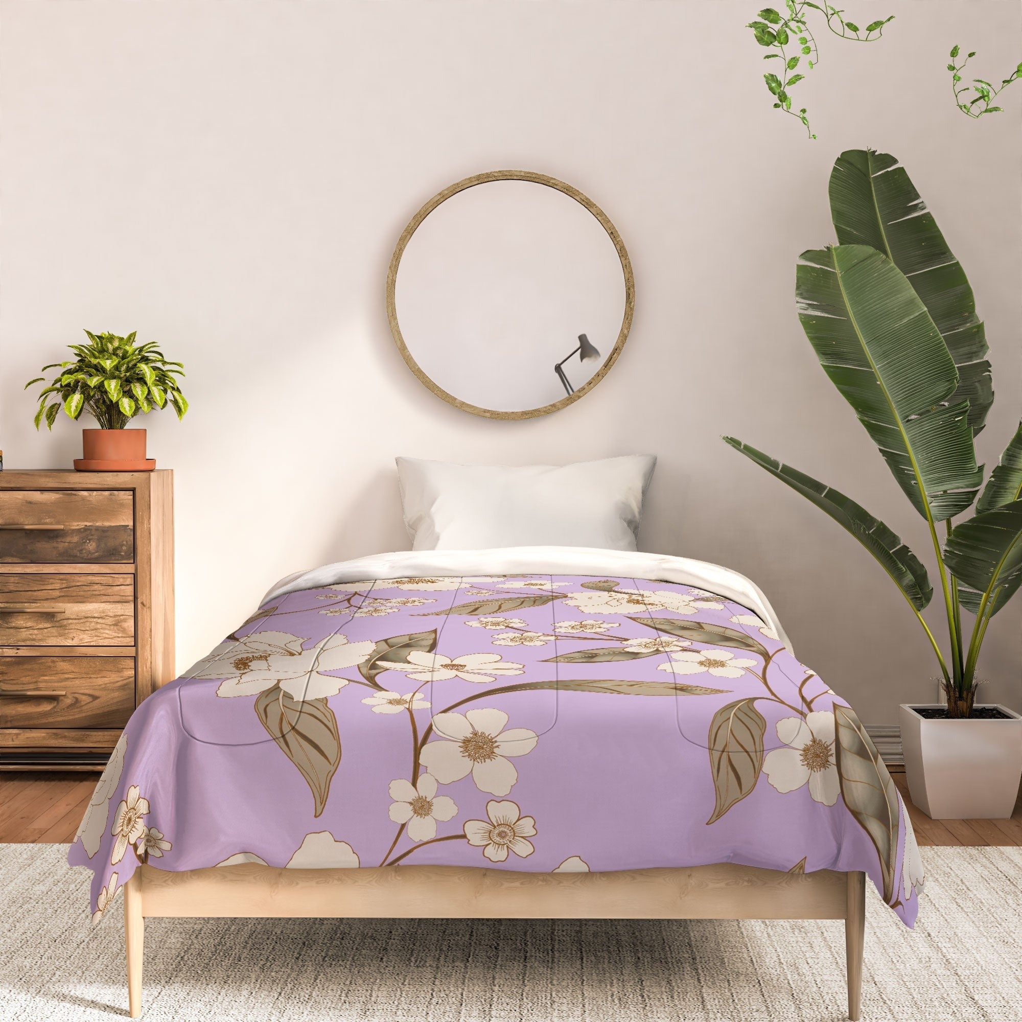 Gabriela Fuente Roberta lilac Comforter