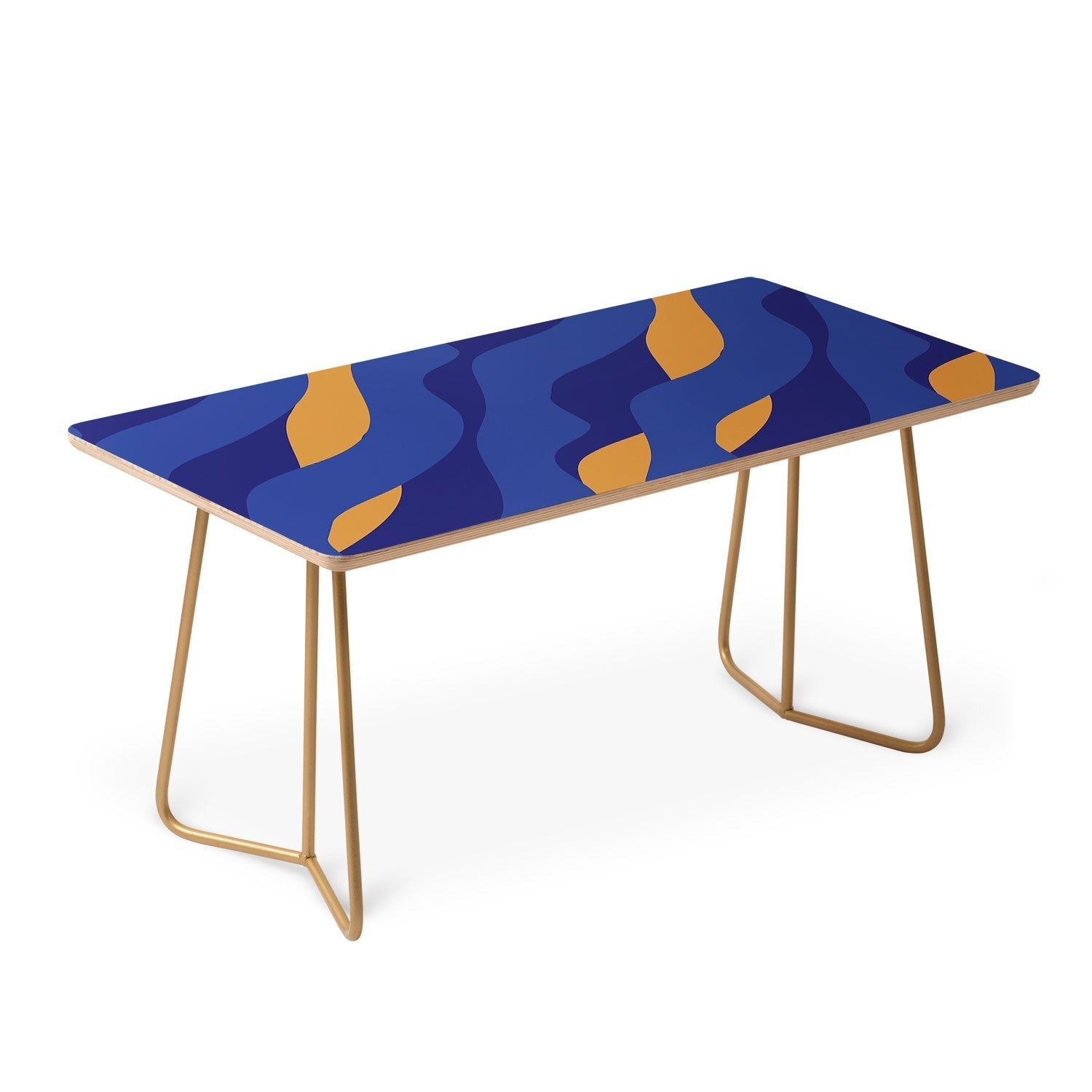 Camilla Foss Pebbles in Stream Coffee Table
