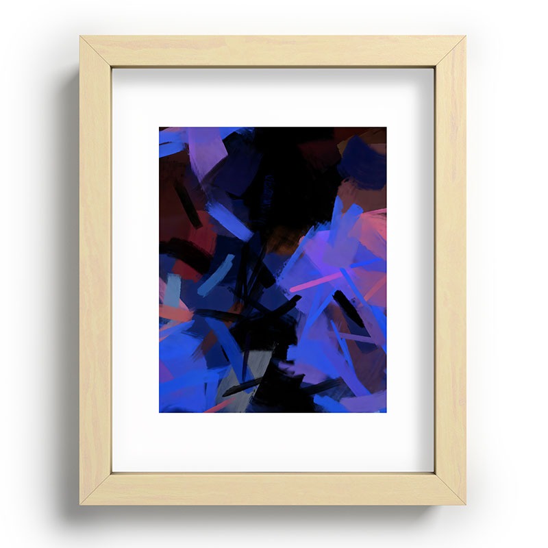 83 Oranges Midnight Sparks Recessed Framing Rectangle
