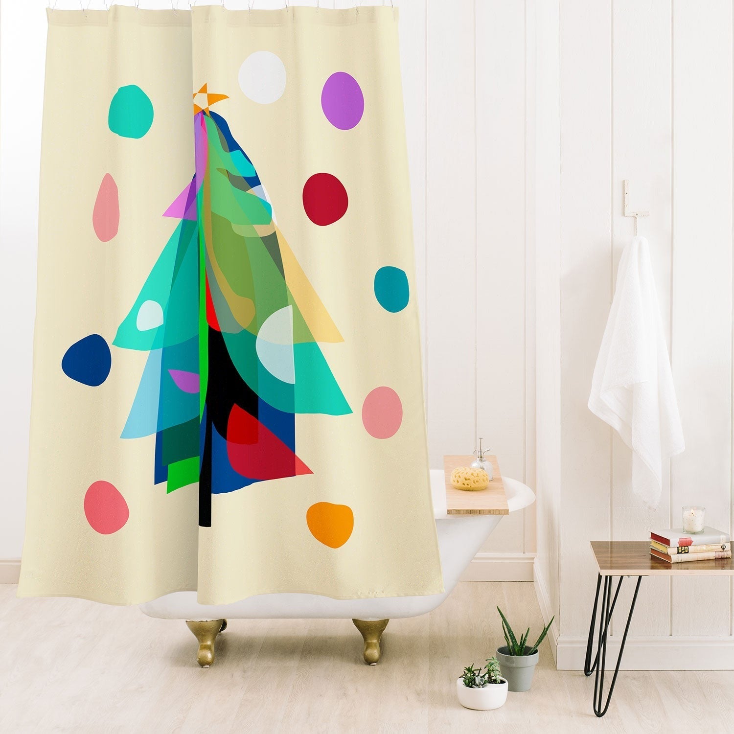 Mirimo Decorated Tree Shower Curtain