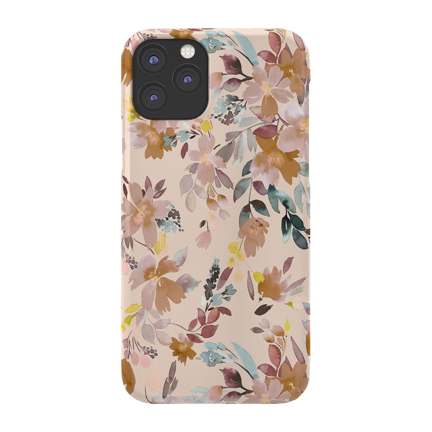 Ninola Design Botanic Retreat Floral Oleander Whimsical Soft Pink Phone Case