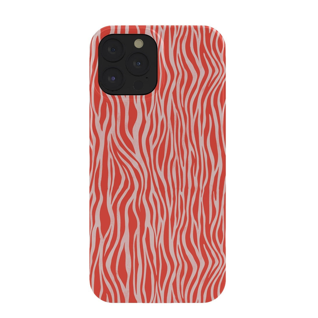 Avenie BR Red Zebra Stripe Phone Case
