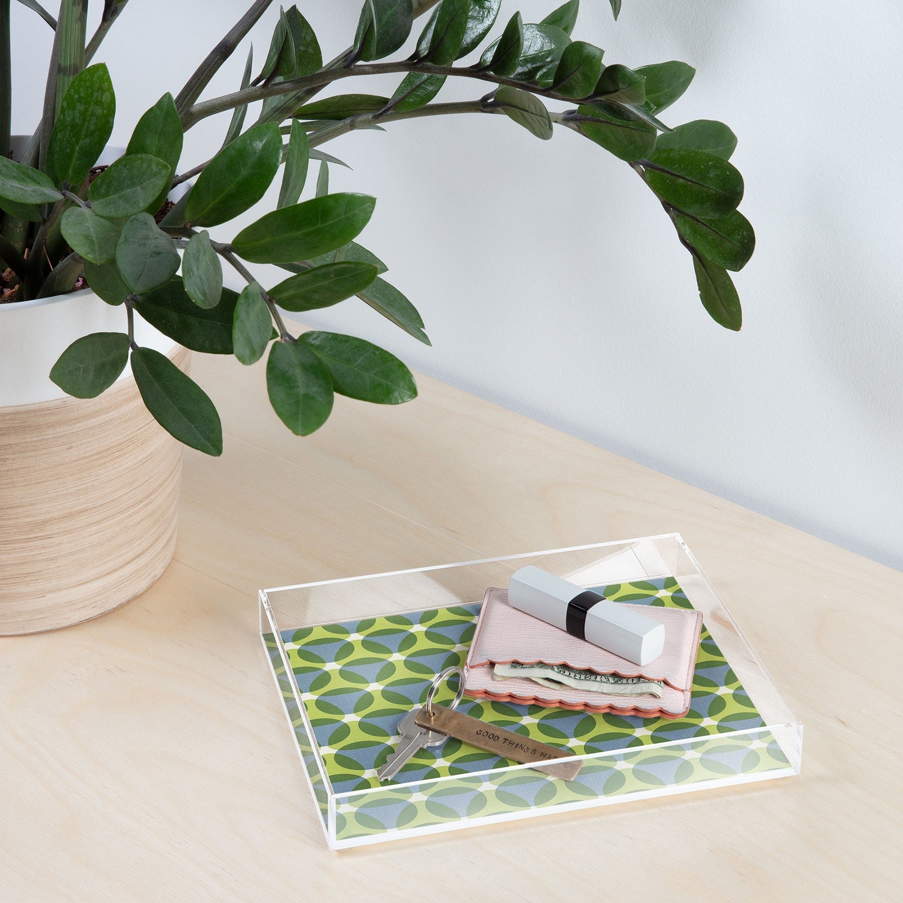 Marta Barragan Camarasa Stylish Retro Circle Acrylic Tray