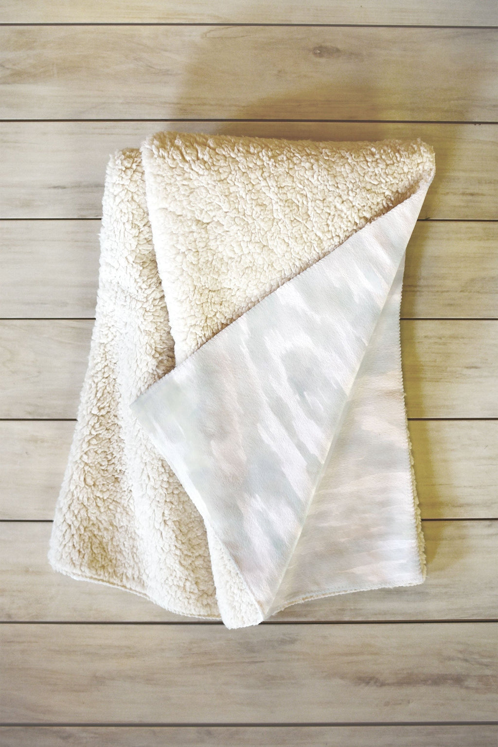 Jacqueline Maldonado Watercolor Wood Grain Fleece Throw Blanket