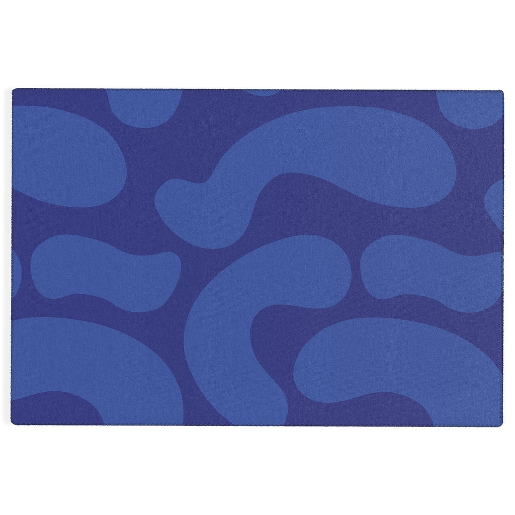 Camilla Foss Blue Pebble Outdoor Rug