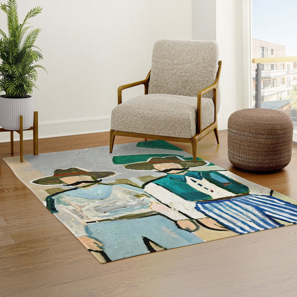 83 Oranges Side By Side Cowboy Edition Area Rug