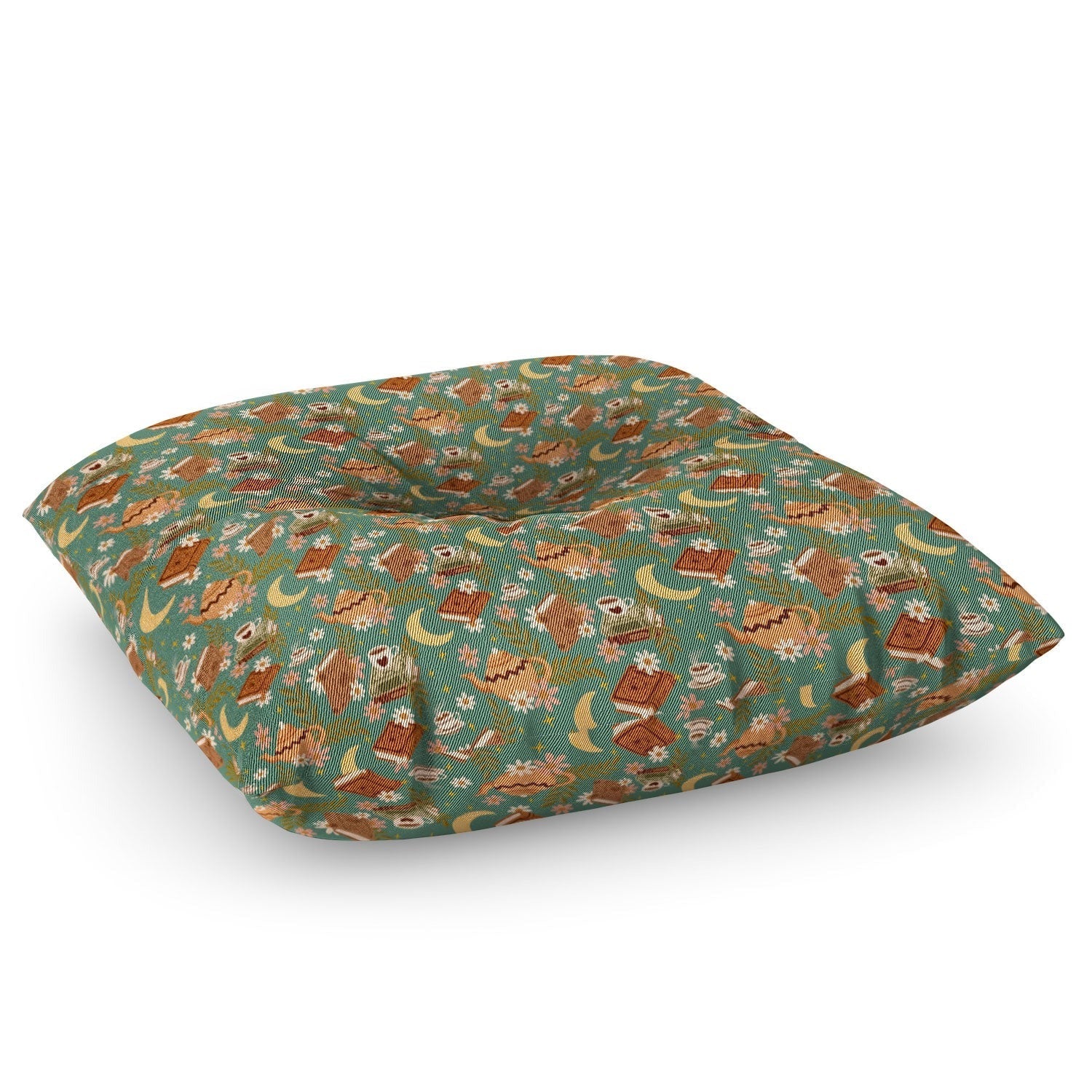 Avenie Moonlit Reading Nook I Floor Pillow Square