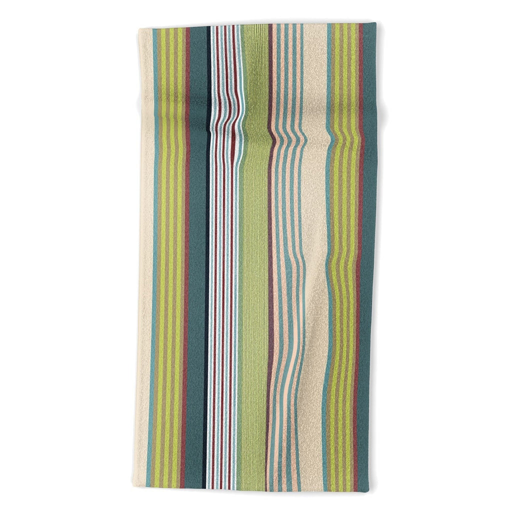 Marta Barragan Camarasa Colorful Stripe Delight Beach Towel