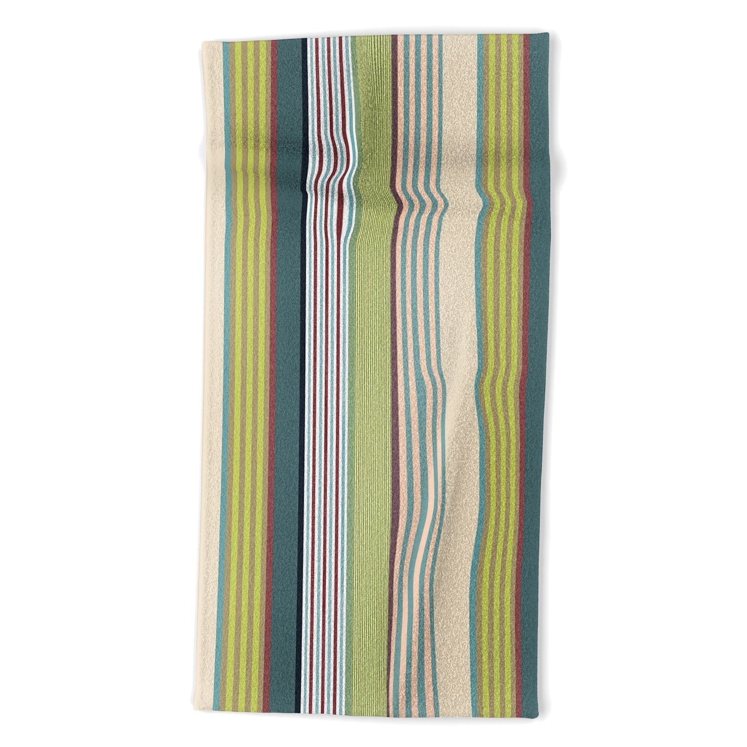 Marta Barragan Camarasa Colorful Stripe Delight Beach Towel