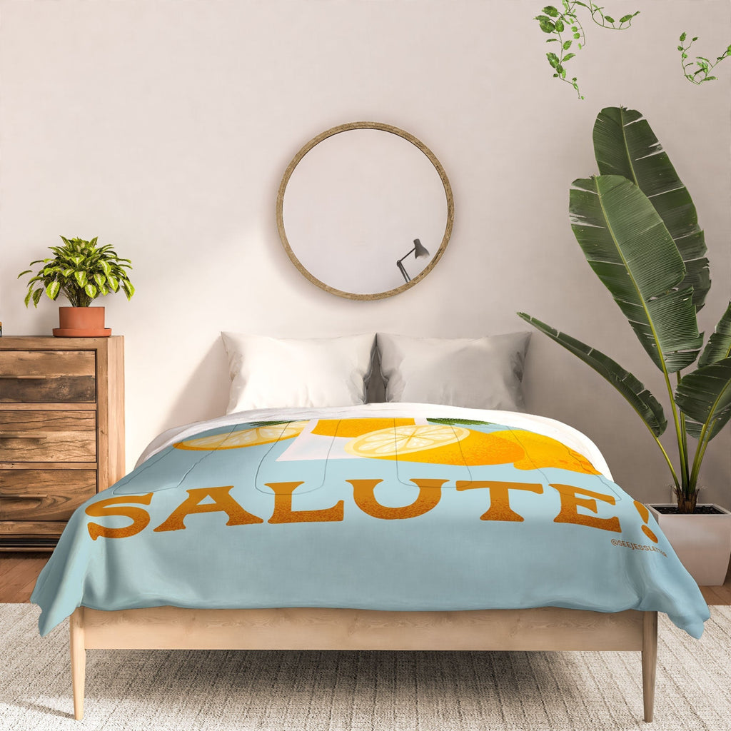 Jessica Molina Limoncello Cocktail Comforter