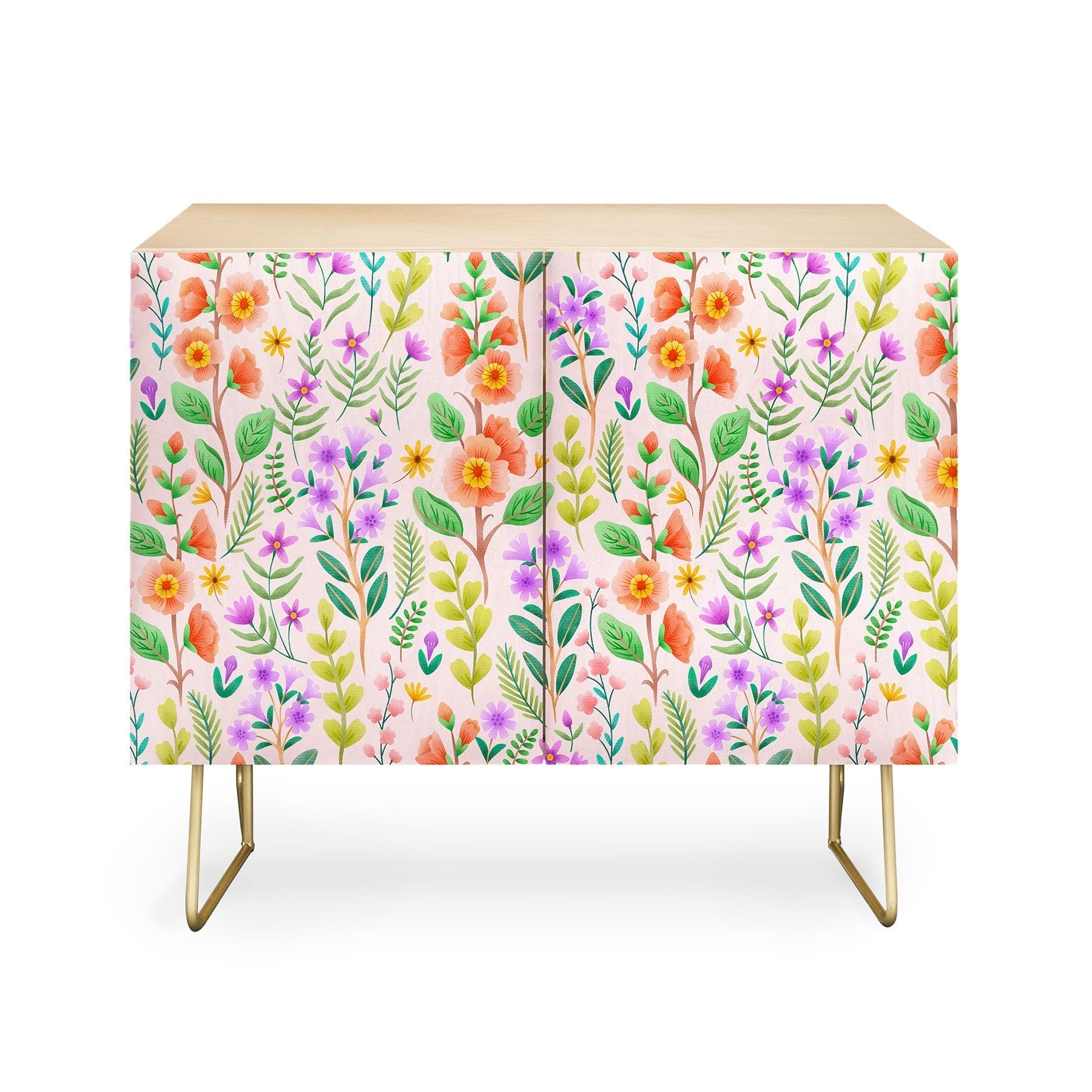 Pimlada Phuapradit Ditsy Spring Floral Credenza