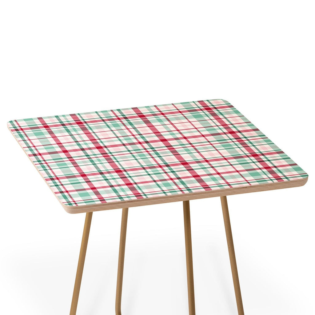 Lisa Argyropoulos Merry Vintage Plaid Side Table
