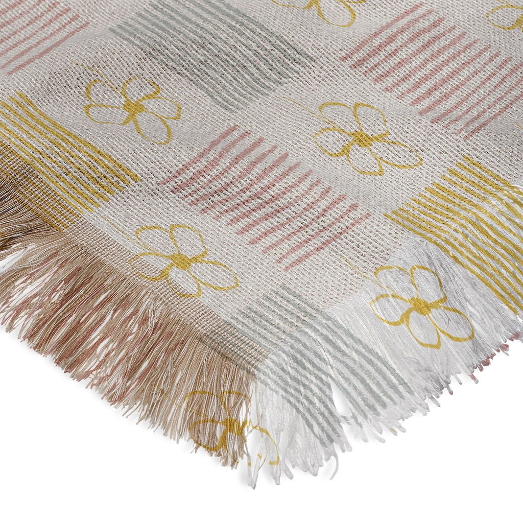 Menina Lisboa Spring Grandmillennial Throw Blanket