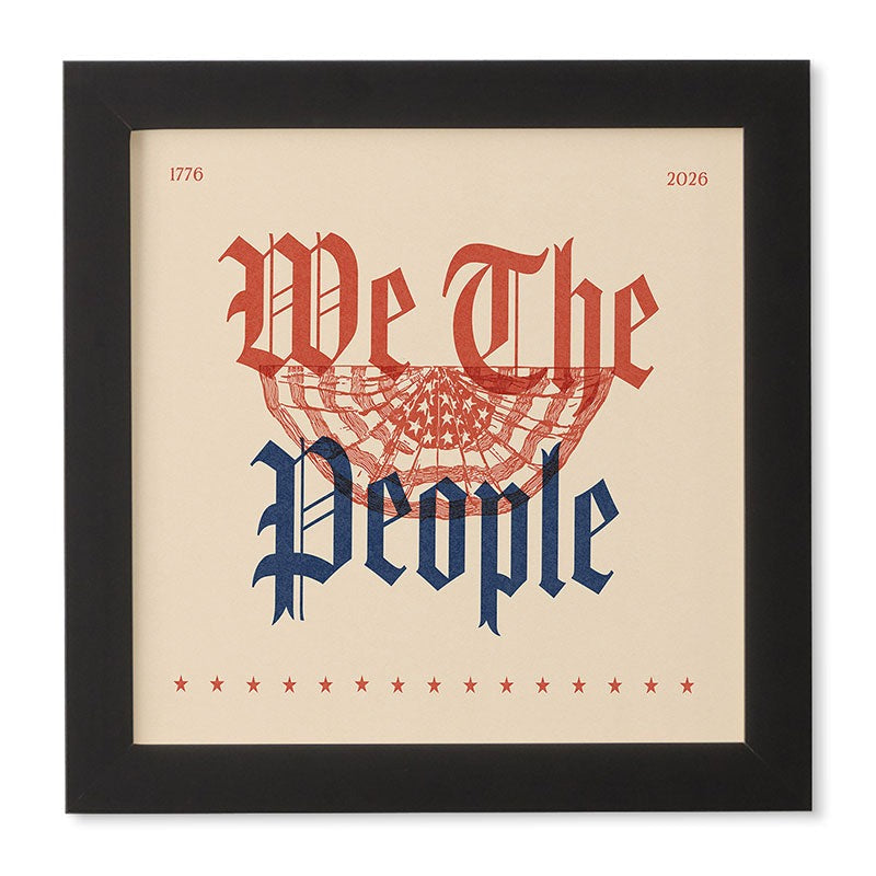 DENY Designs We The People ii Framed Wall Art