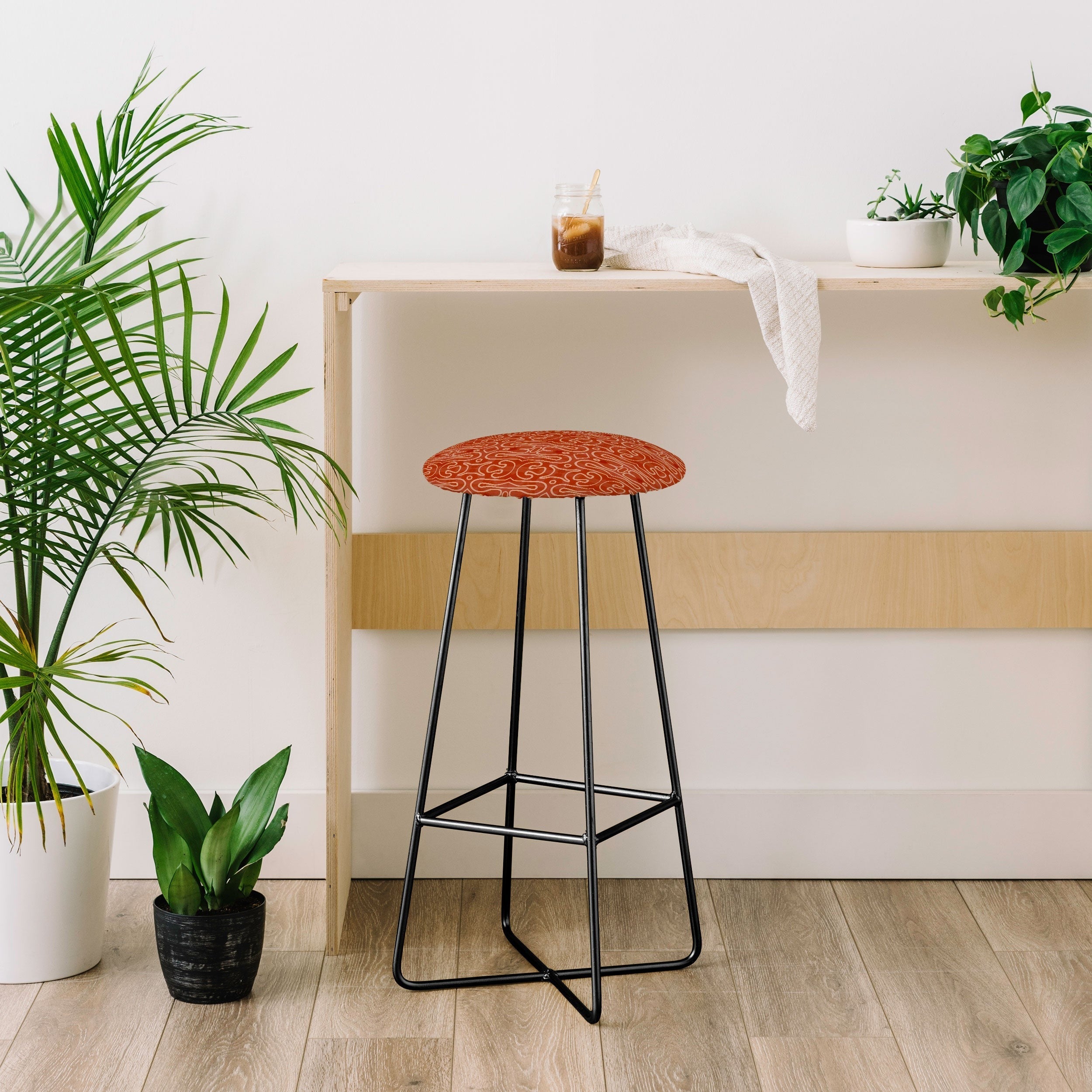 Mirimo Venexiana Burnt Orange Bar Stool