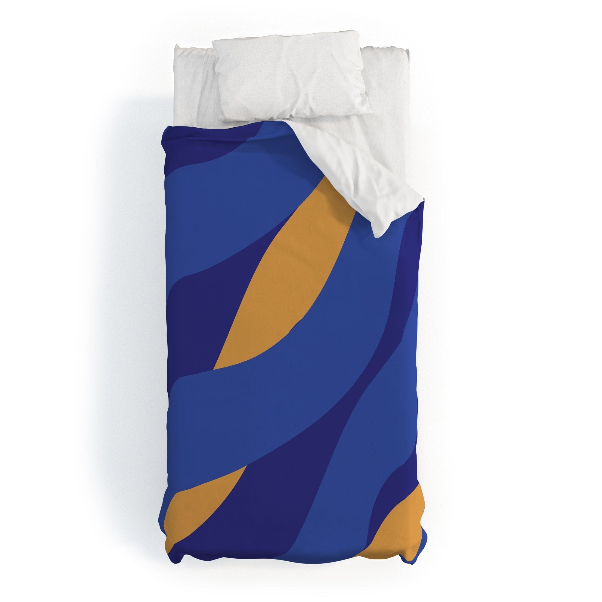 Camilla Foss Pebbles in Stream Duvet Cover