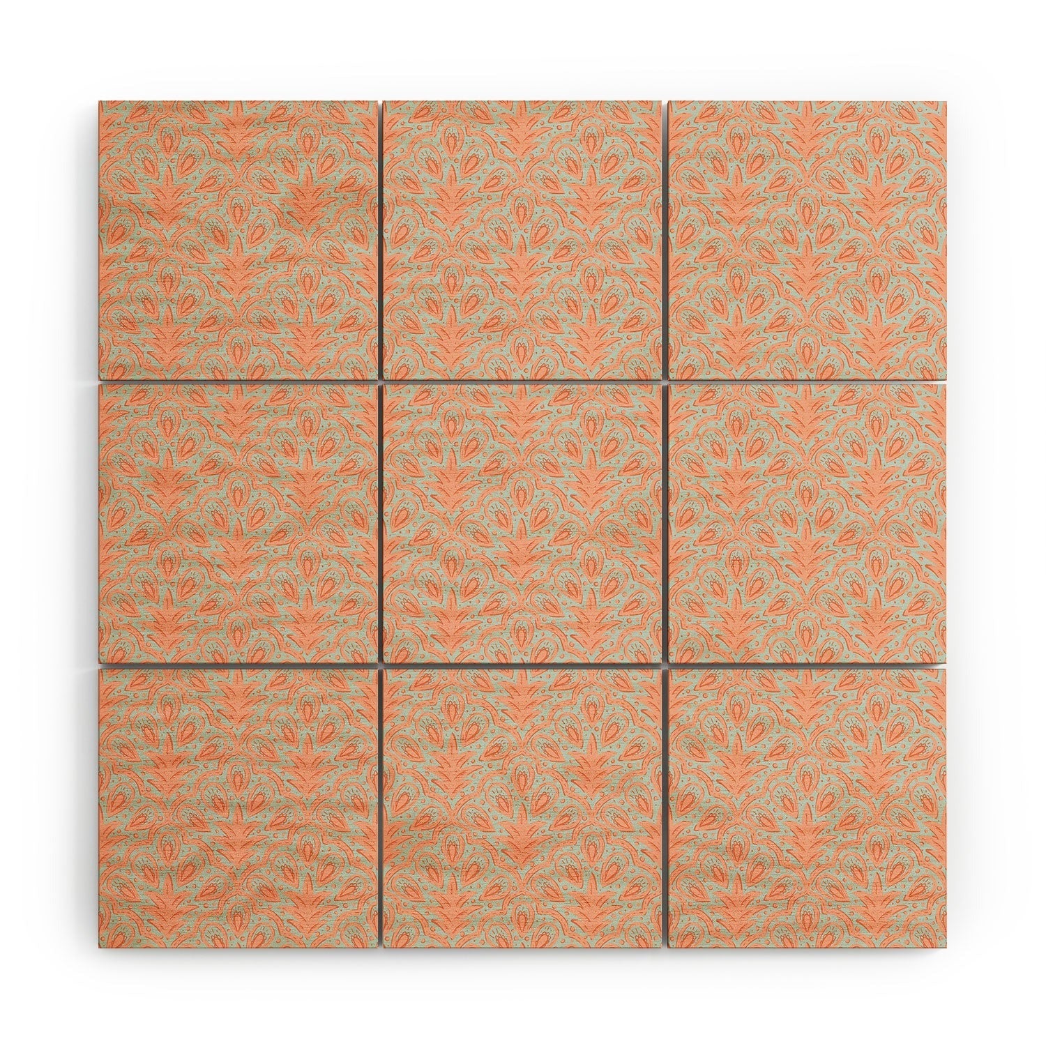 CoastL Studio Palm Scallop Wood Wall Mural