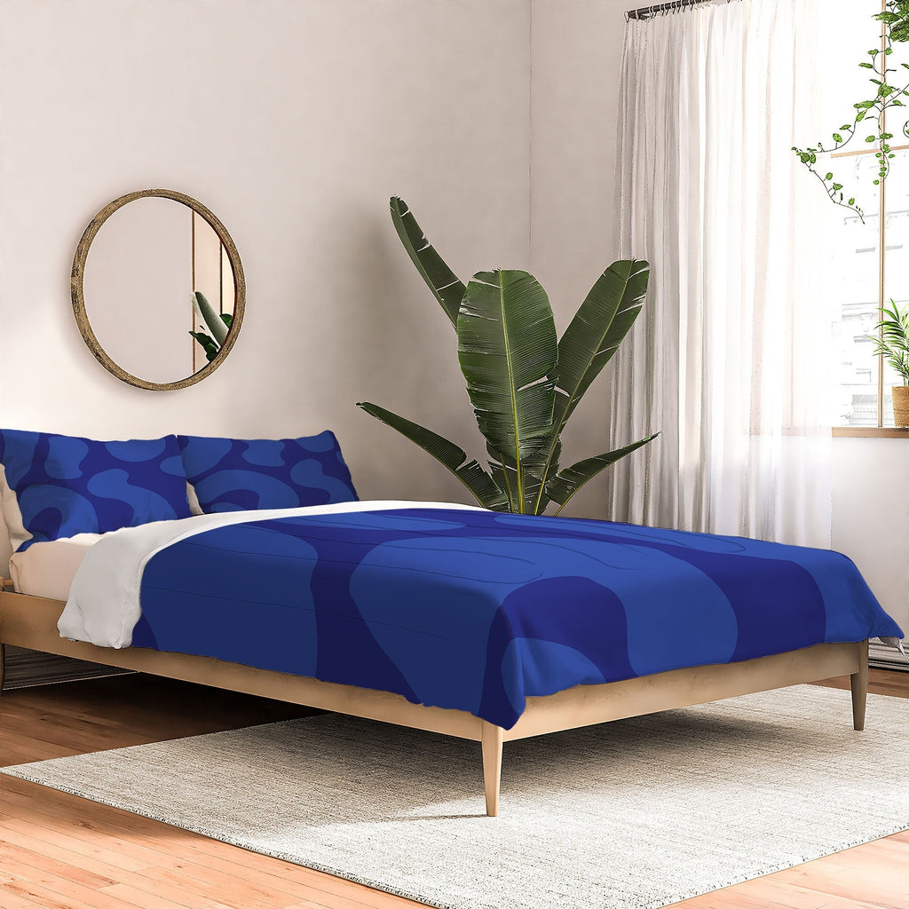 Camilla Foss Blue Pebble Comforter