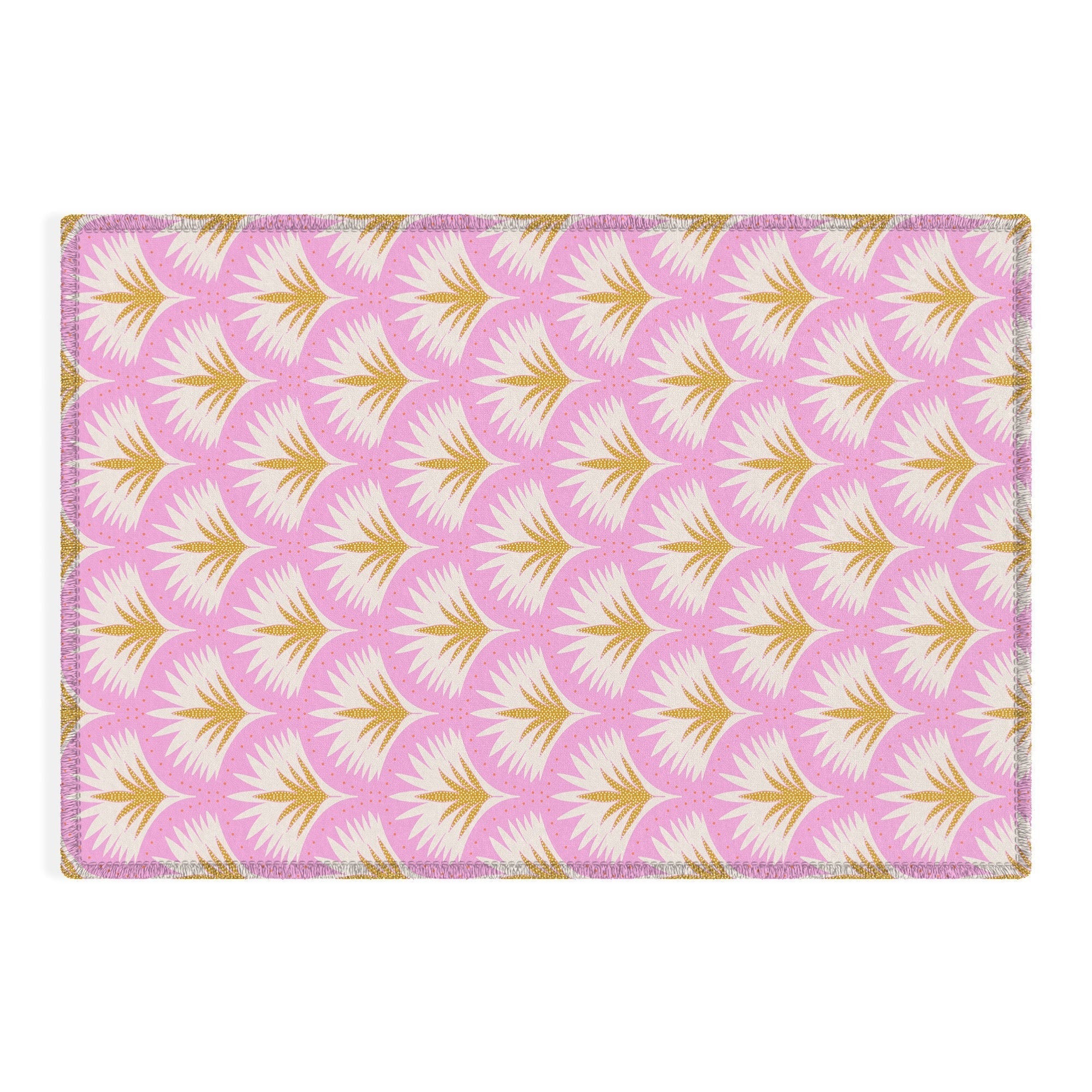 Jennifer Labre Pink Palmetto Outdoor Rug
